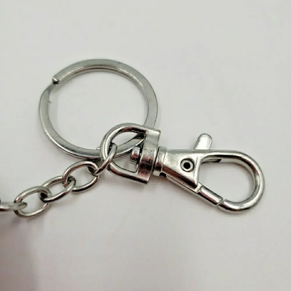 BUFFALO Keychain Bag Charm 3D Handmade Leather Country Western Southwest Casino